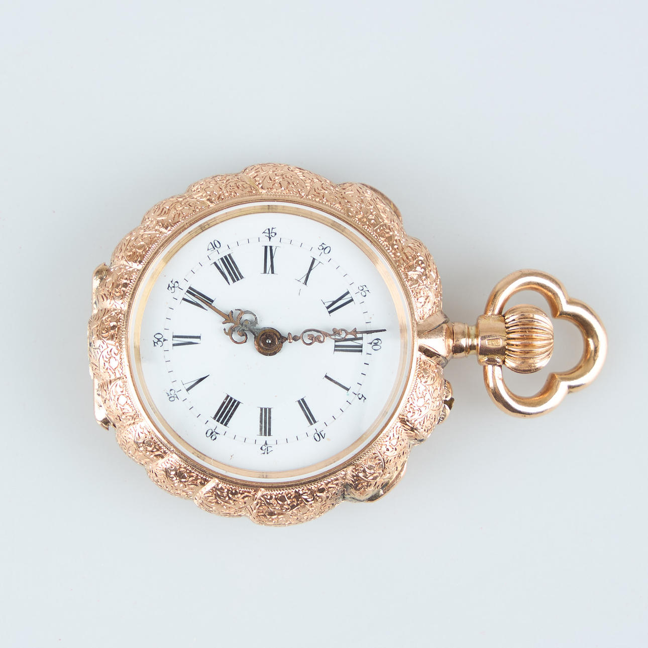 FICKUR, 32 mm, 14K guld, ankargång, plexiglas.