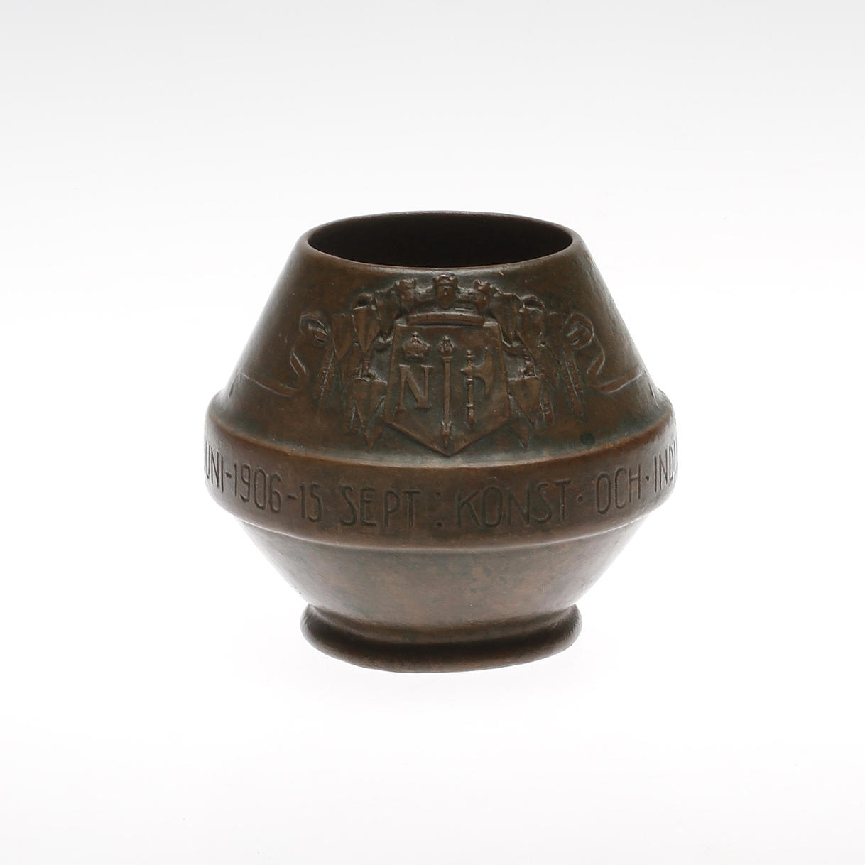 VAS, brons, AB Elmqvistska gjutningsmetoden, Stockholm.