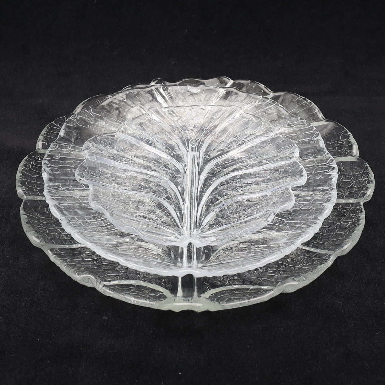 GLASSERVIS, 16 delar, "Eden", Lars Hellsten, Orrefors.