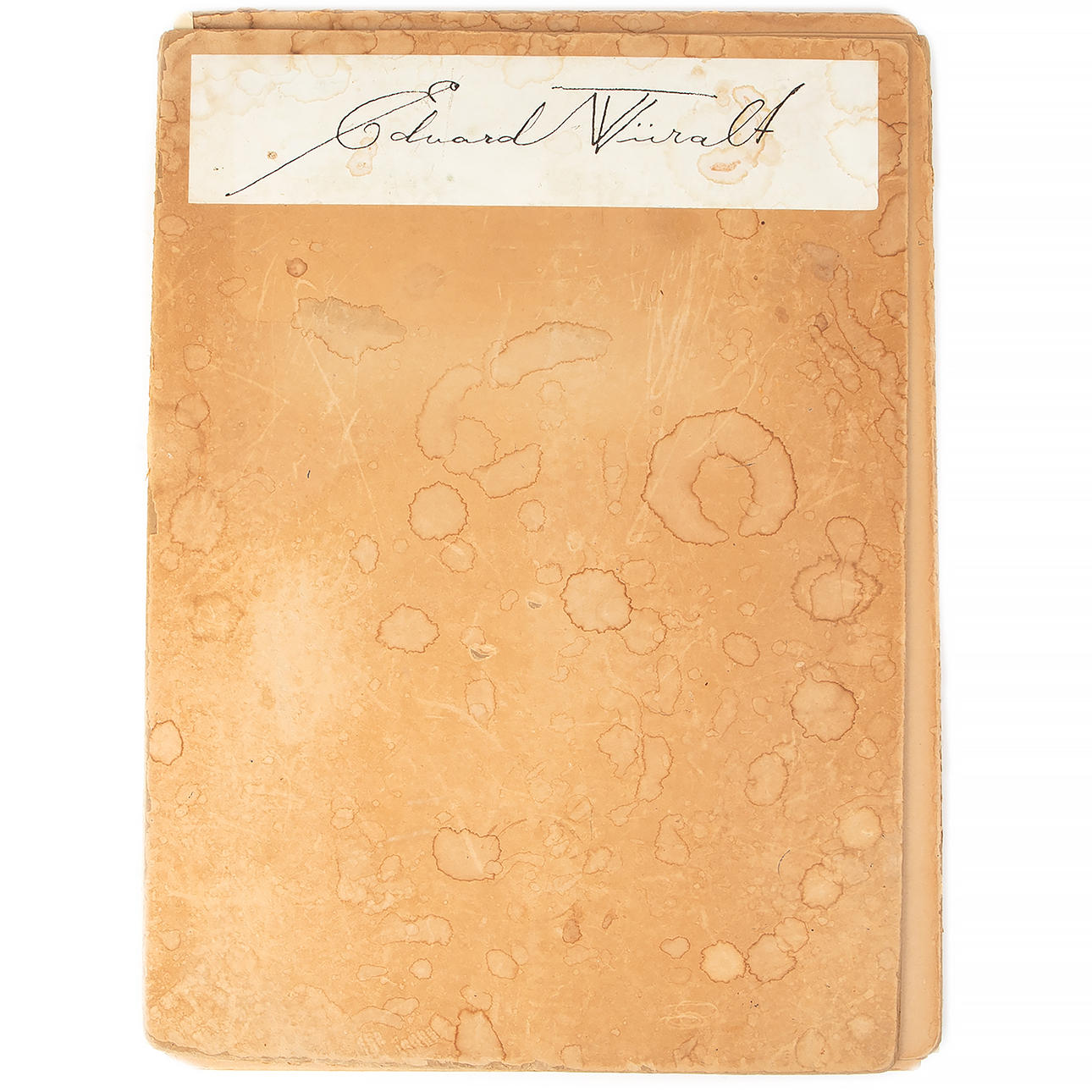 EDUARD WIIRALT. After, folder with 18 reproductions, “Eesti Kunst MCMLIV”, Published by Bergendahls Göteborg 1954.
