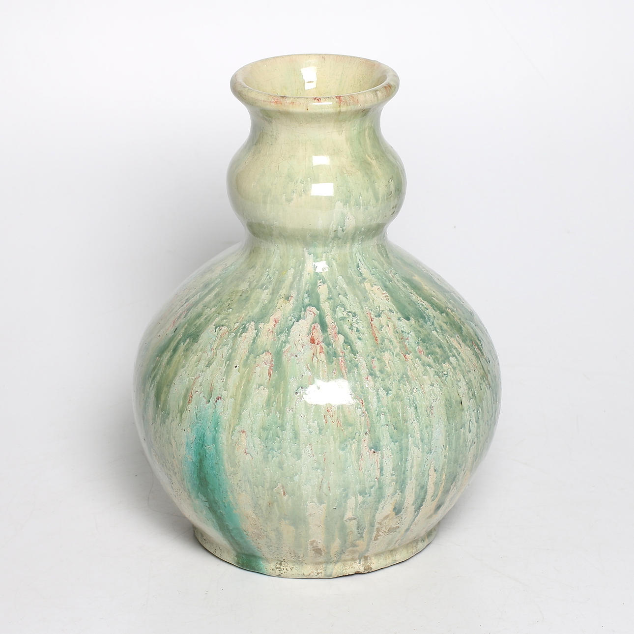 ALLAN EBELING. Golvvas, lergods, unik, signerad, egen verkstad, Torshälla, 1930-tal.