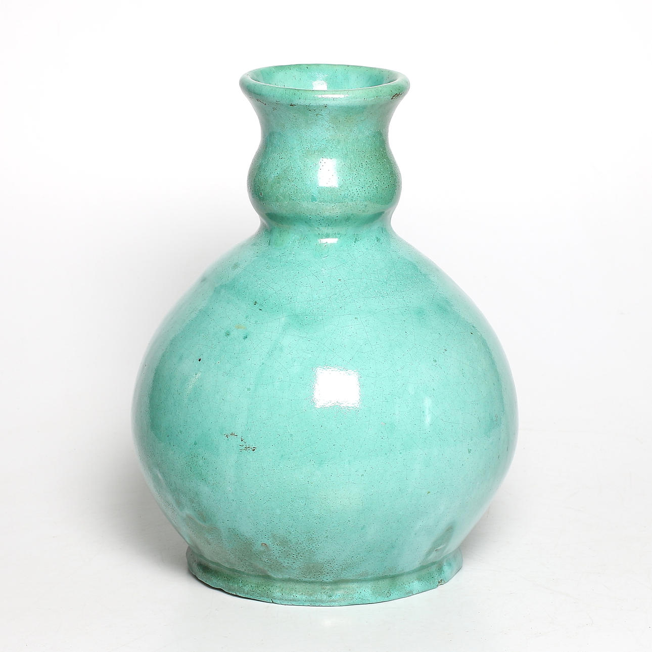 ALLAN EBELING. Golvvas, lergods, unik, signerad och daterad 1932, egen verkstad, Torshälla.