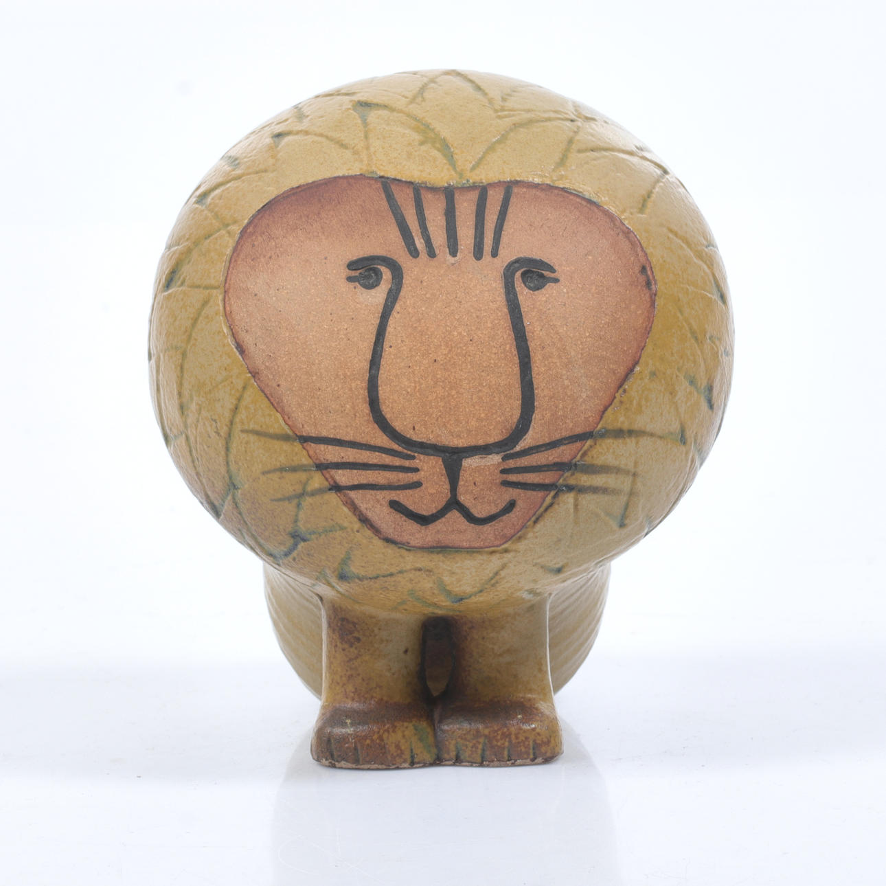 LISA LARSON. Figur, Löwe, Midi, Steinzeug, Gustavsberg.