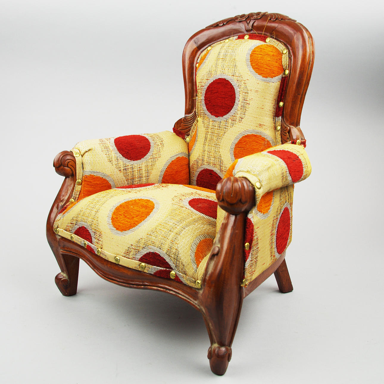 BARNFÅTÖLJ, rokokostil, samtida.