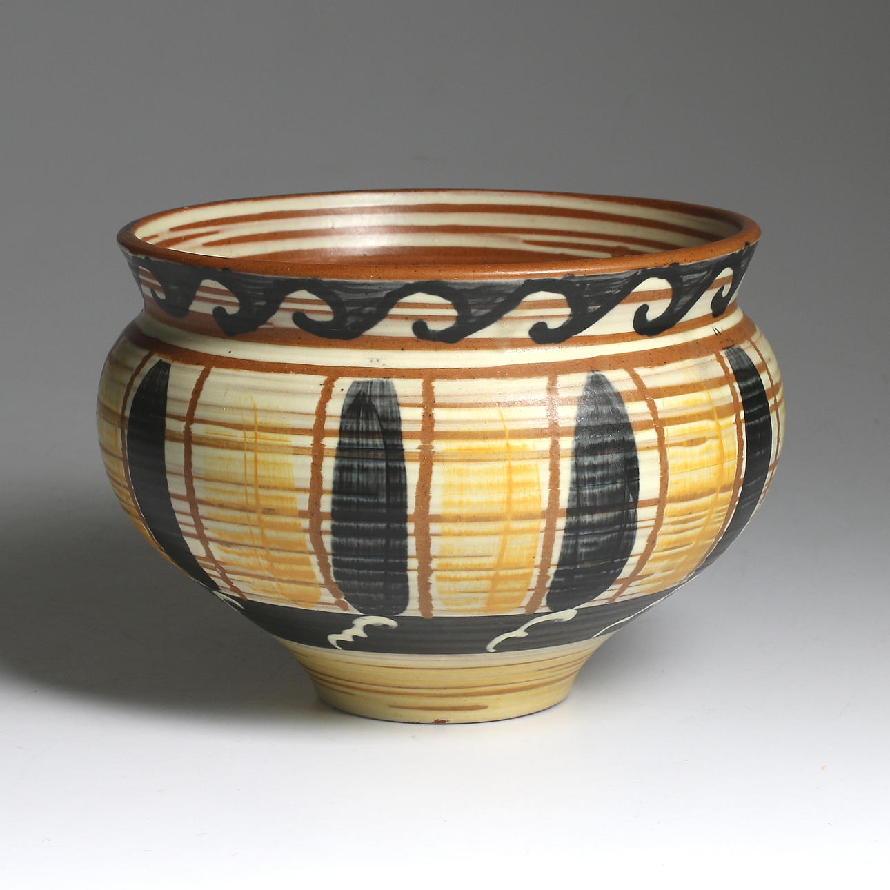 YTTERFODER, keramik, modell 9155, Upsala-Ekeby, 1920/30-tal.