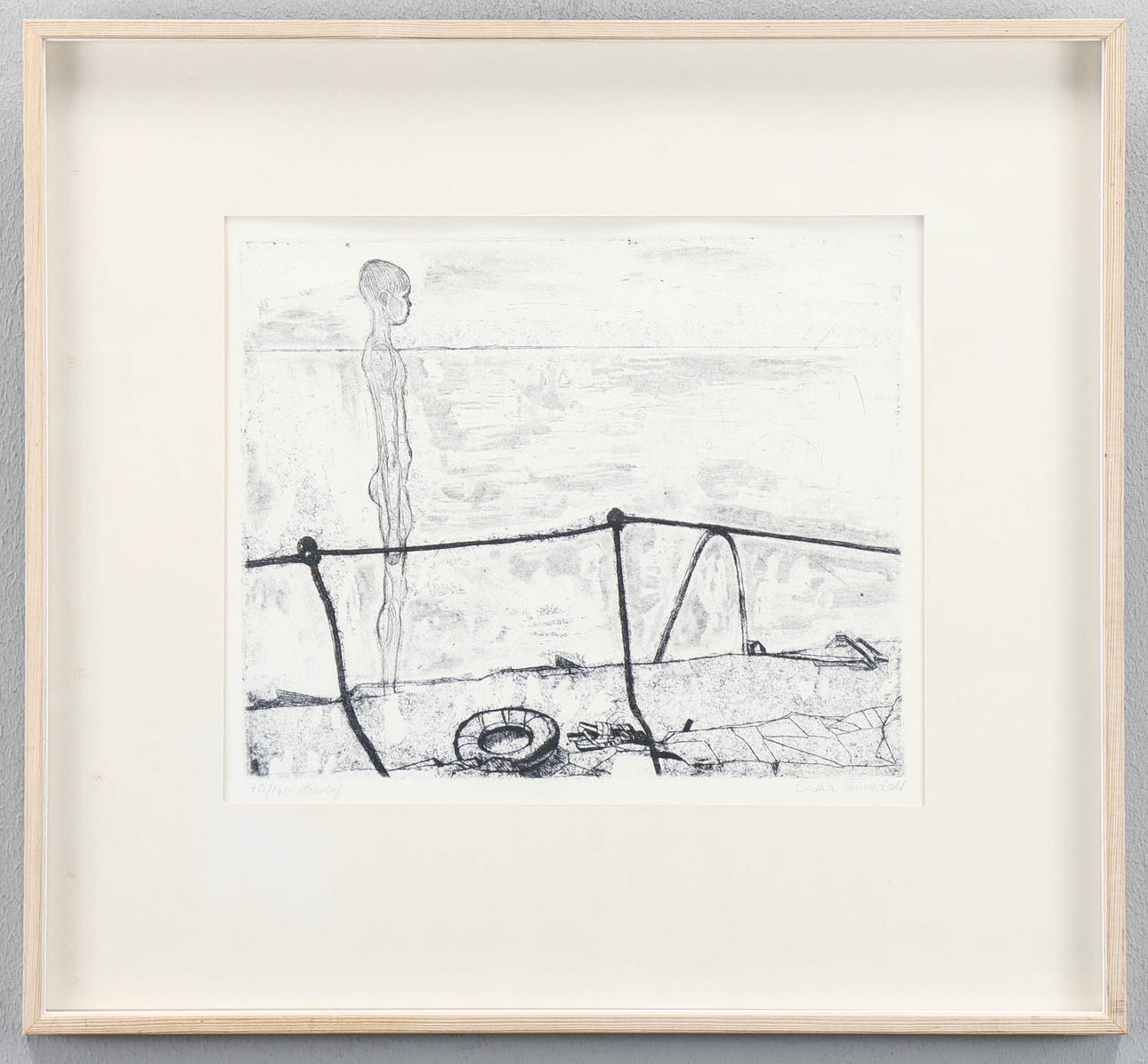 CECILIA FRISENDAHL lithograph 70/160, signed.