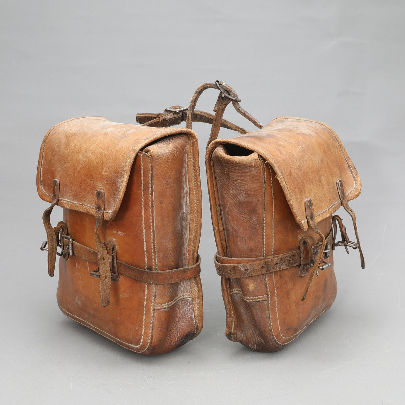 CYKEL/MC-VÄSKOR, skinn.