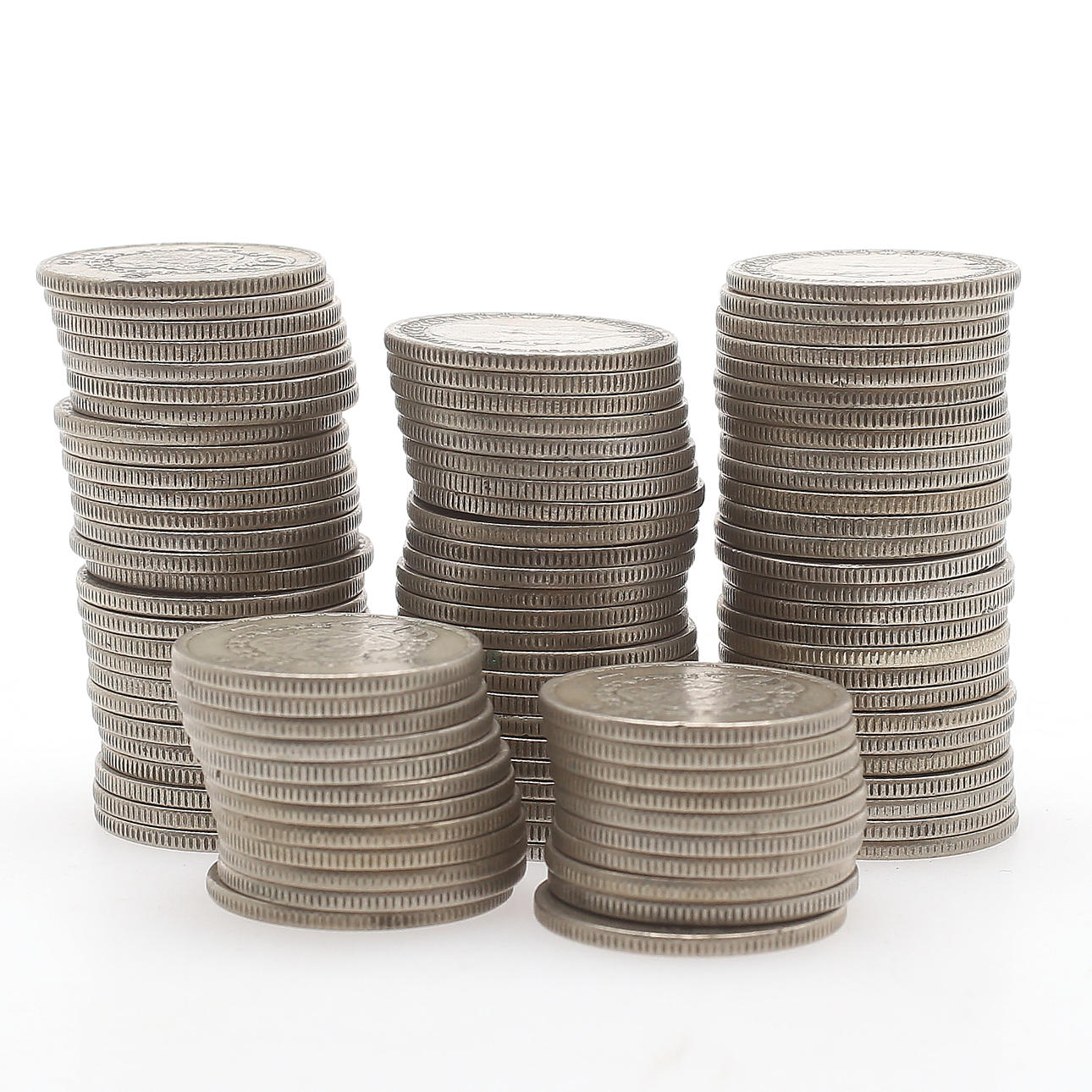 MYNT, 100 st, silver, 1-kronor, 1942 - 1950, vikt 695 gram.