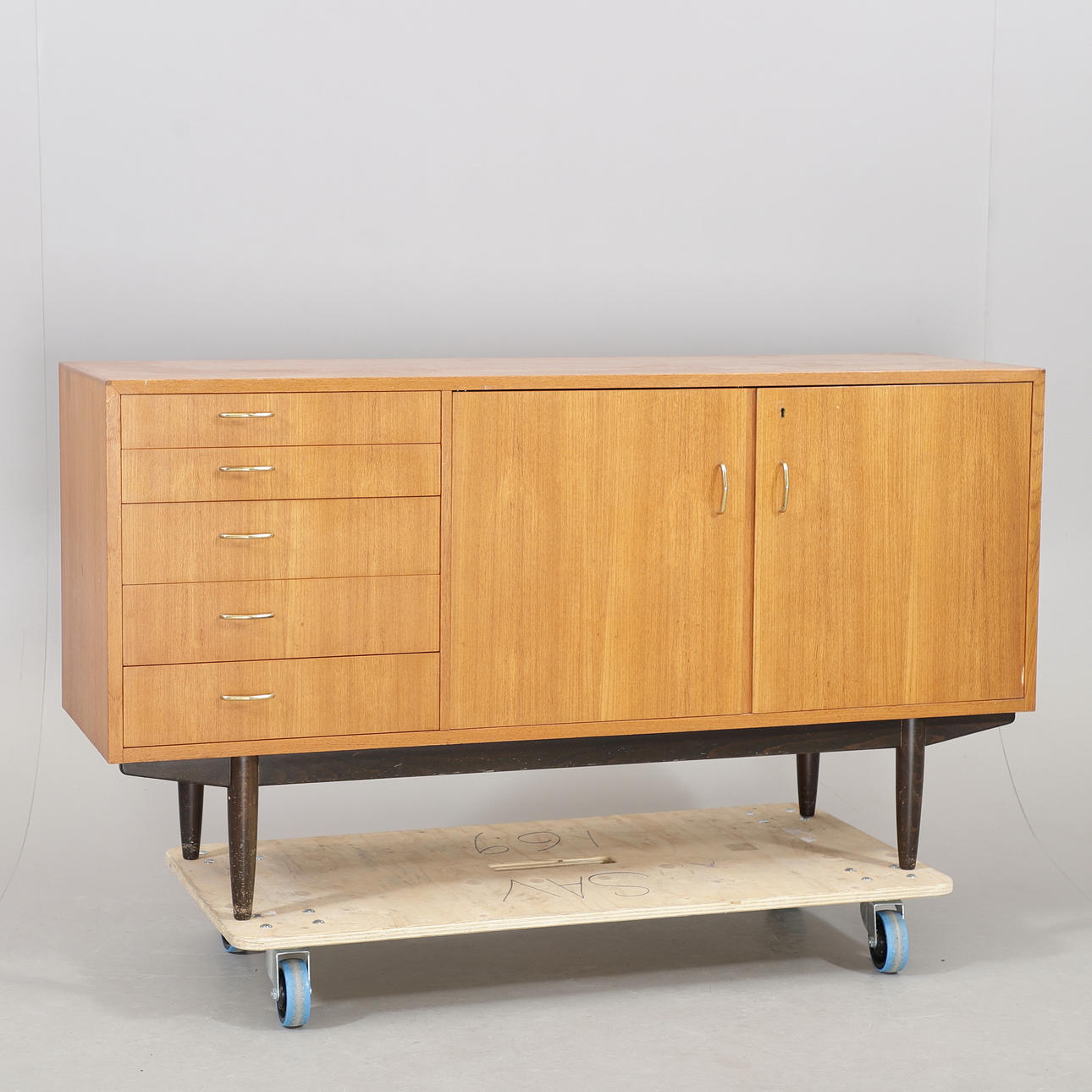 SKÆNK, teak, 1950'er/60'ere.