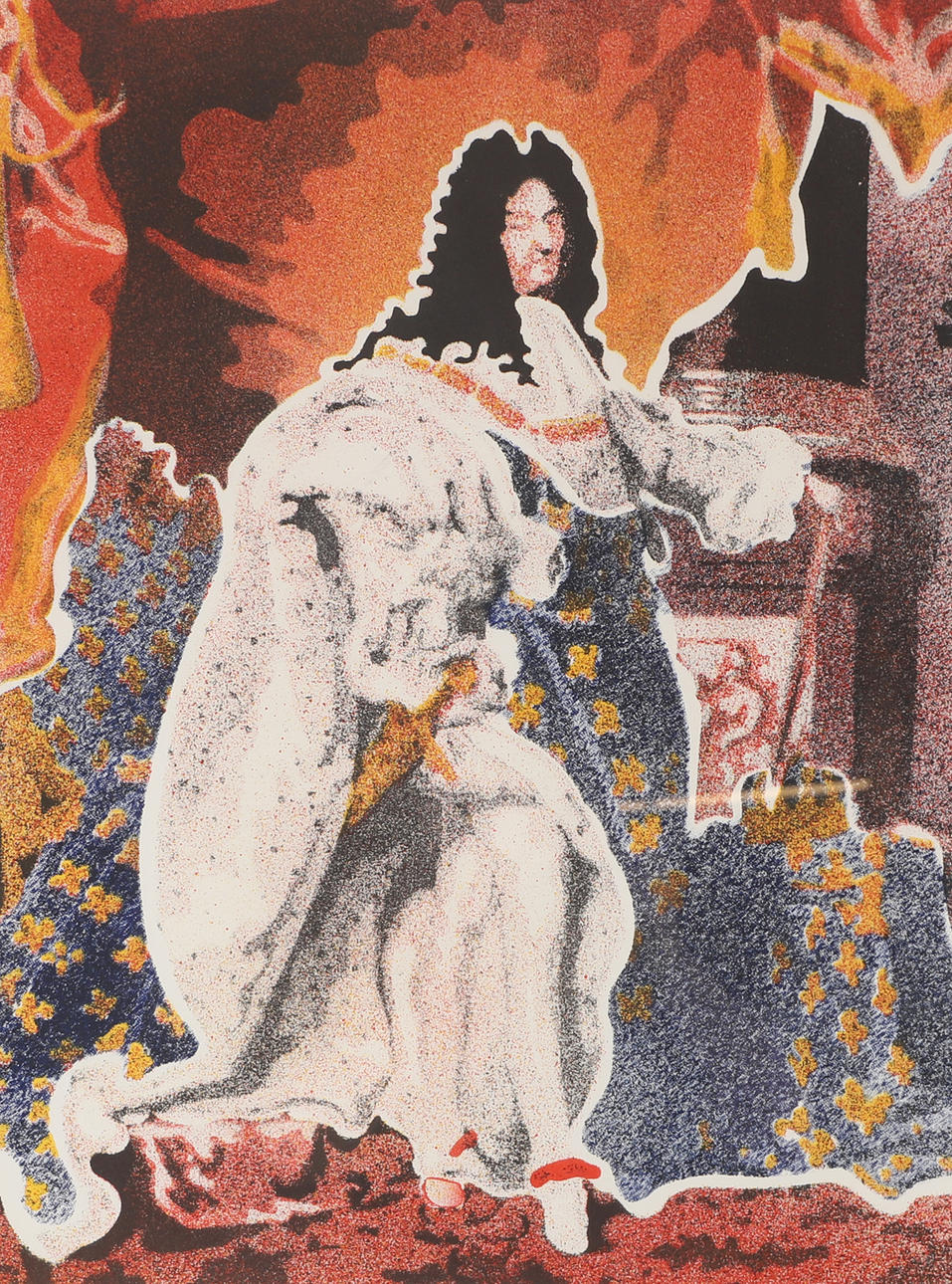 JOHN CLEM CLARK. Louis XIV, graphic sheet.