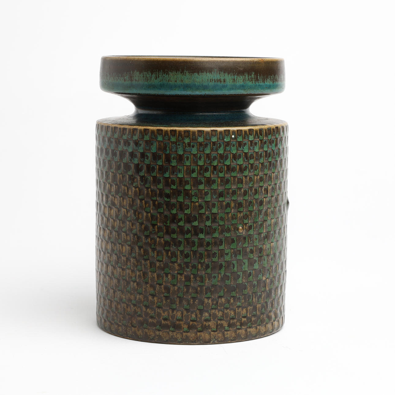 STIG LINDBERG. Vas, glaserat stengods.