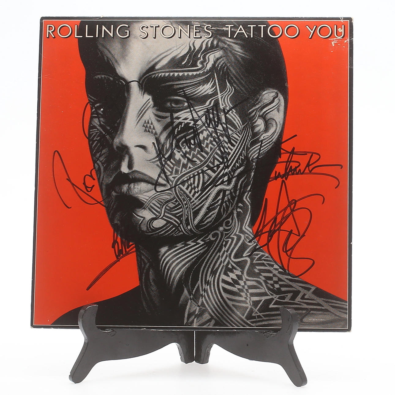 LP-SKIVA, "Tattoo You", The Rolling Stones, signerad, lanserad 1981.