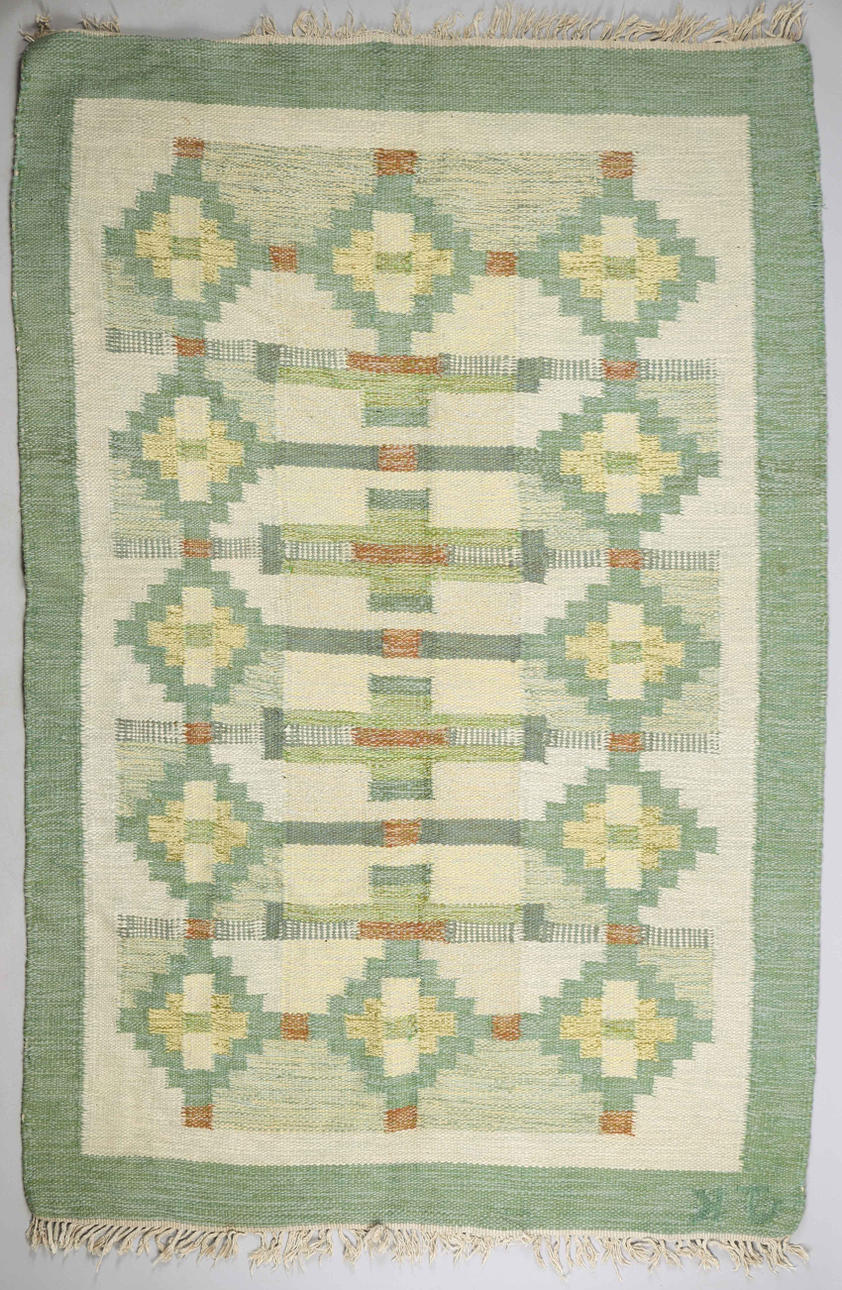 KARIN JÖNSSON. Ruffled carpet, signed.