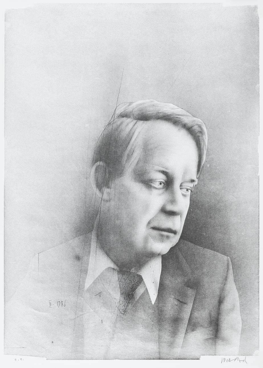 PAUL WUNDERLICH (1927-2010). Siegfried Lenz.