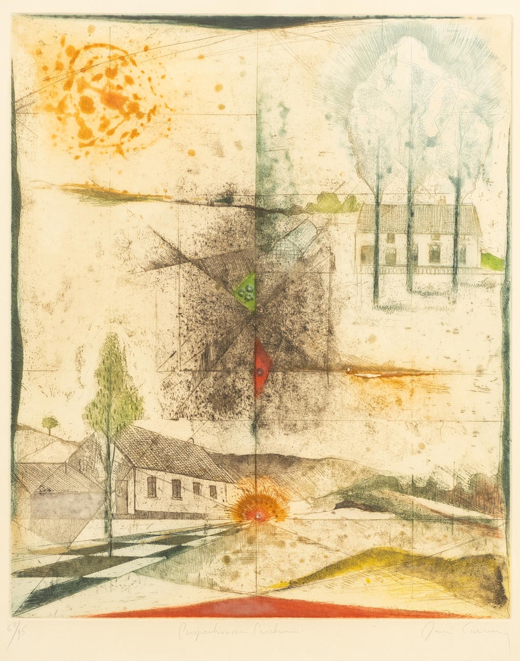 RENÉ CARCAN (1925-1993). Komposition.