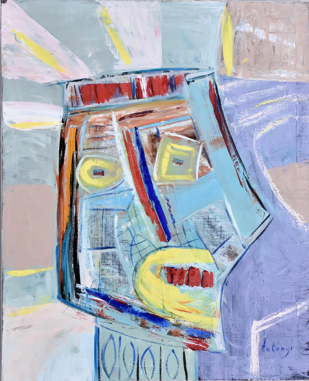 IMRE ANTONYI. Olie på lærred.