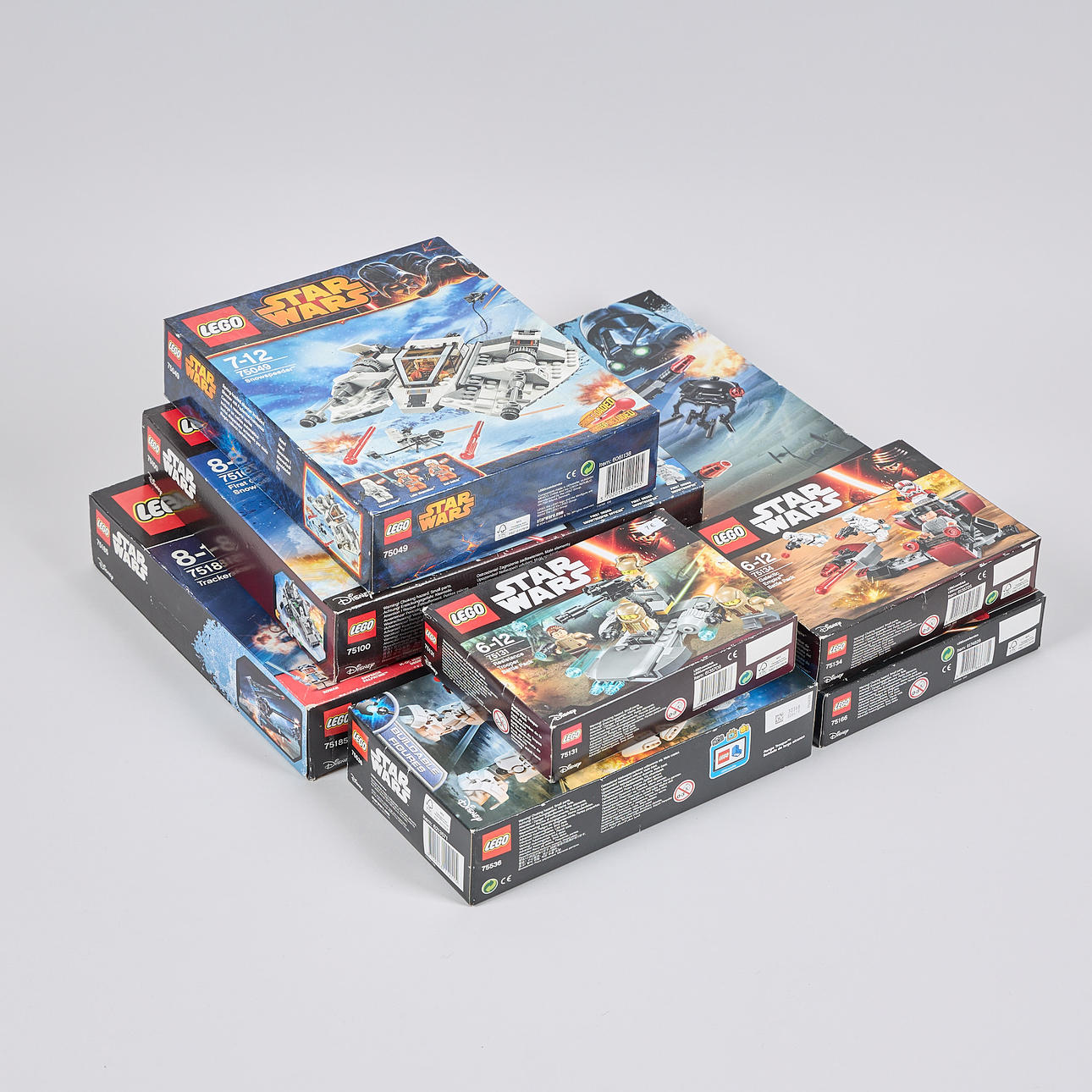 LEGO, Star Wars, 7 kits in unopened packages.