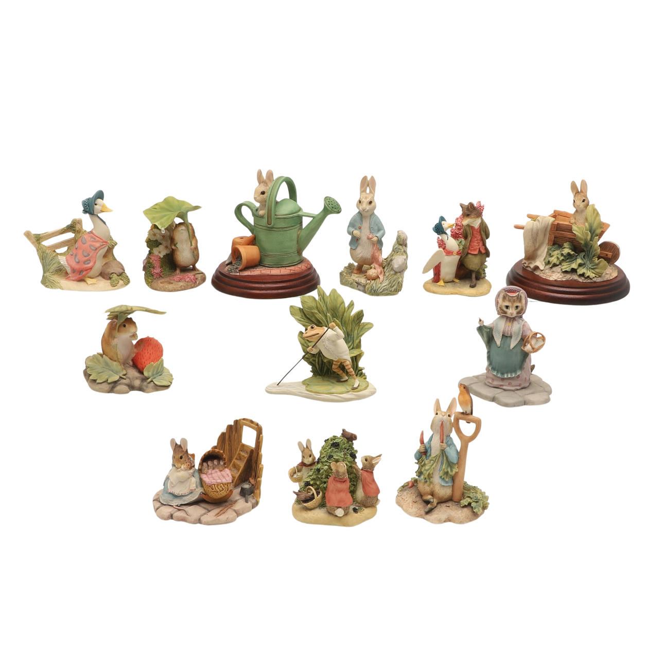 BORDER FINE ARTS - BEATRIX POTTER FIGURES.
