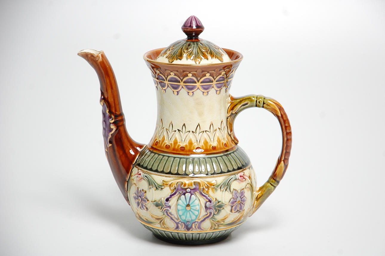 KANNA, majolika, Rörstrand, 1800-talets senare del.