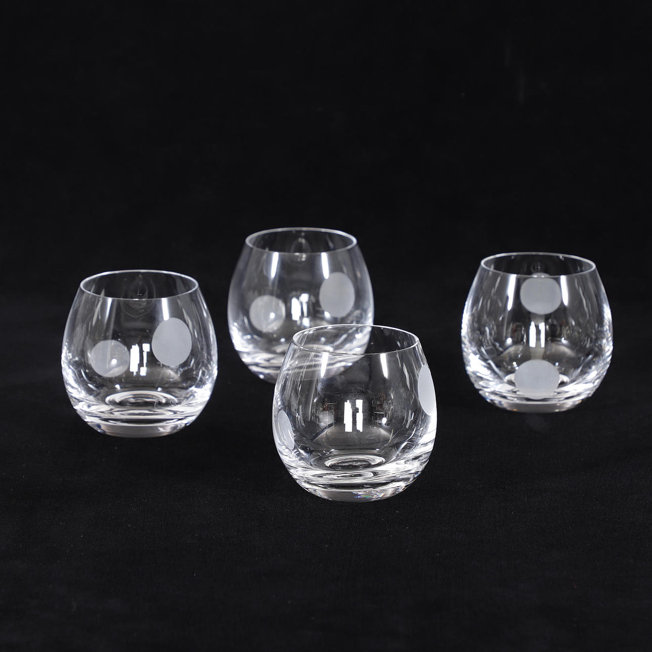 BARBRO WESSLANDER. Glas, 4 st, "Ping Pong", Boda Nova, 2000-tal.