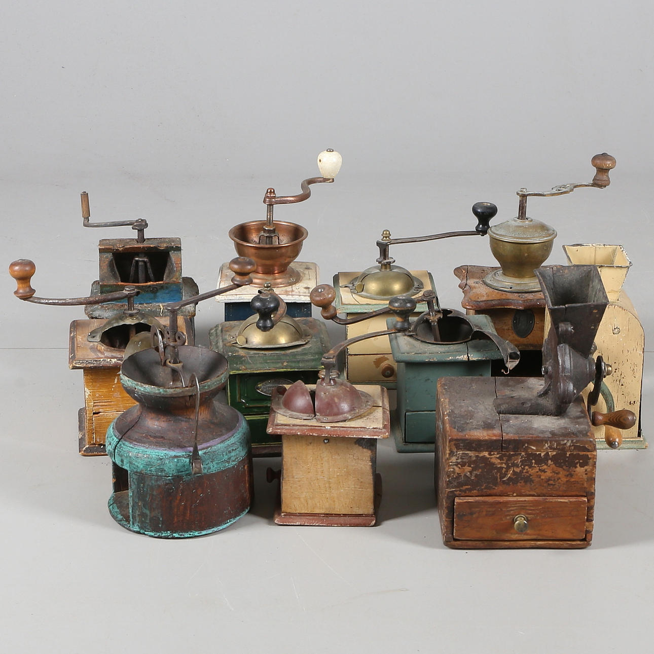 KAFFEKVARNAR, 11 st, 18/1900-tal.