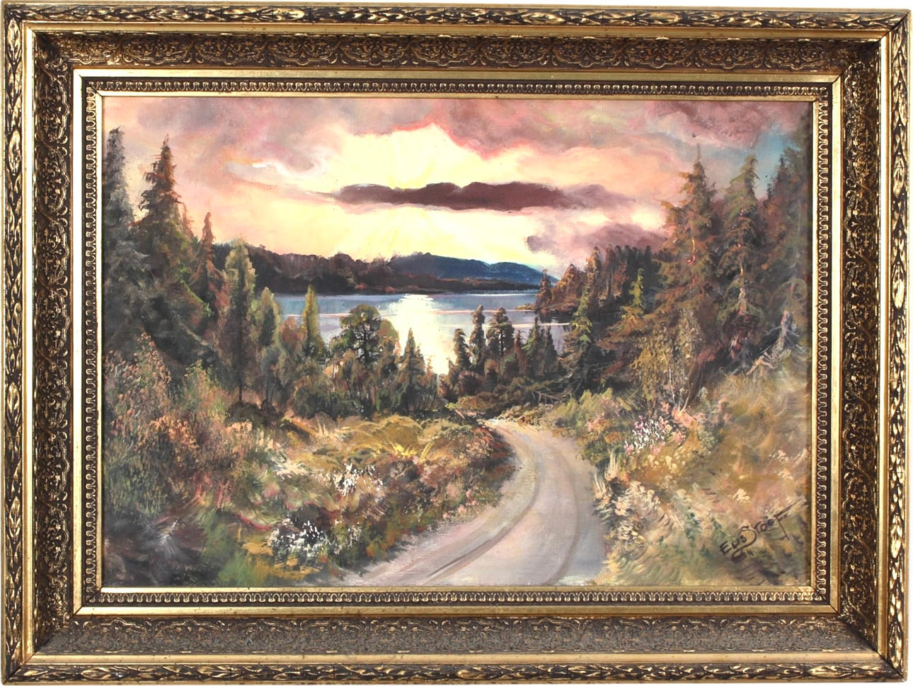 ELIS STOOF. Oil on canvas.