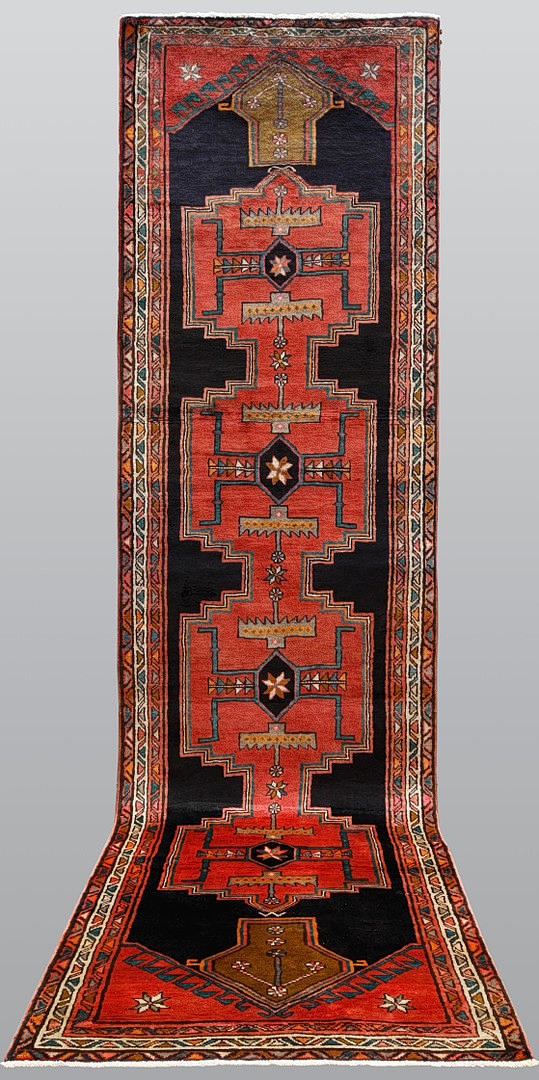 A CARPET, Ardabil, gallery model, approx. 416*105 cm.