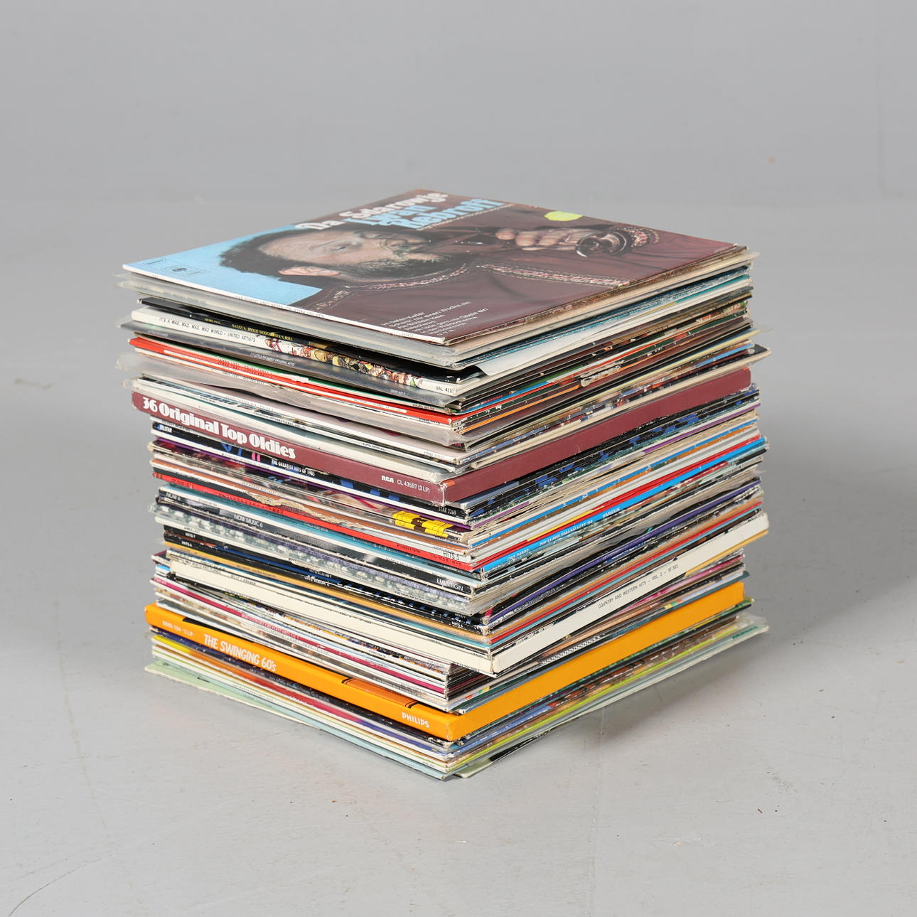 VINYLSKIVOR ca 80 stycken LP blandade.