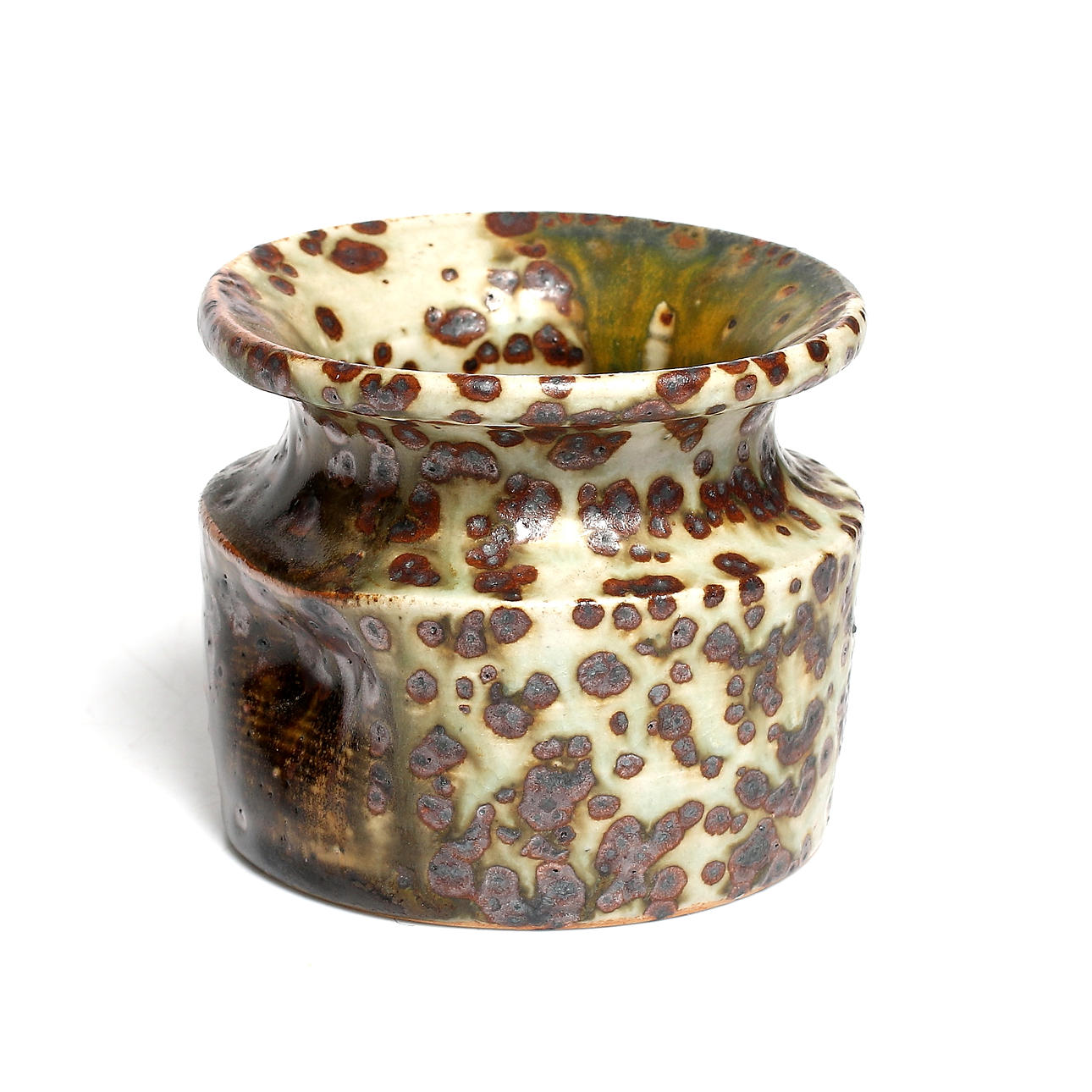 CLAES THELL. Vas, stengods, Höganäs, signerad, 1900-tal.