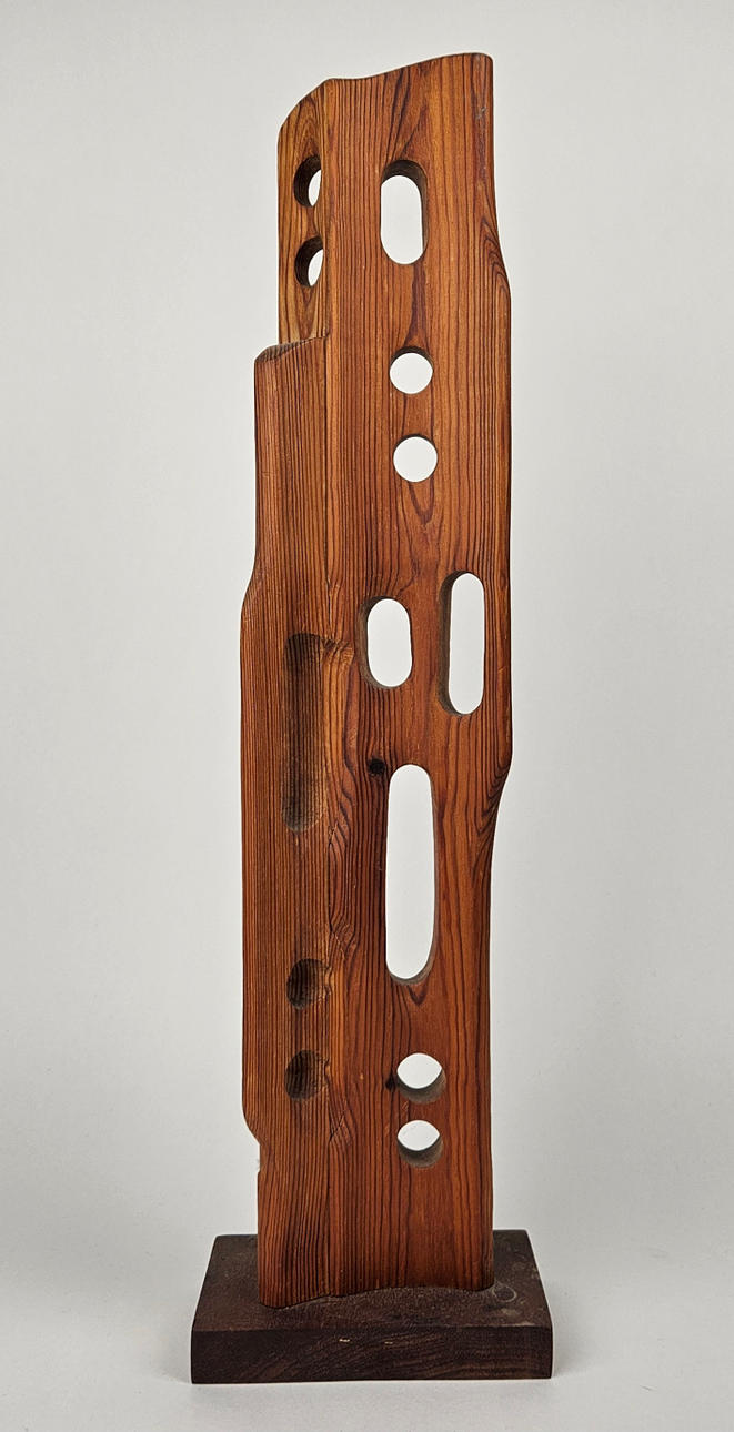 SVEN OLSSON. Sculpture, wood, unsigned.