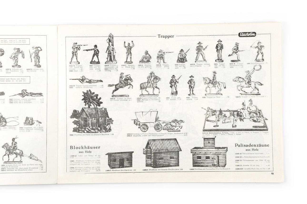 HAUSSER, Elastolin leksaker. Katalog 1939-1940.