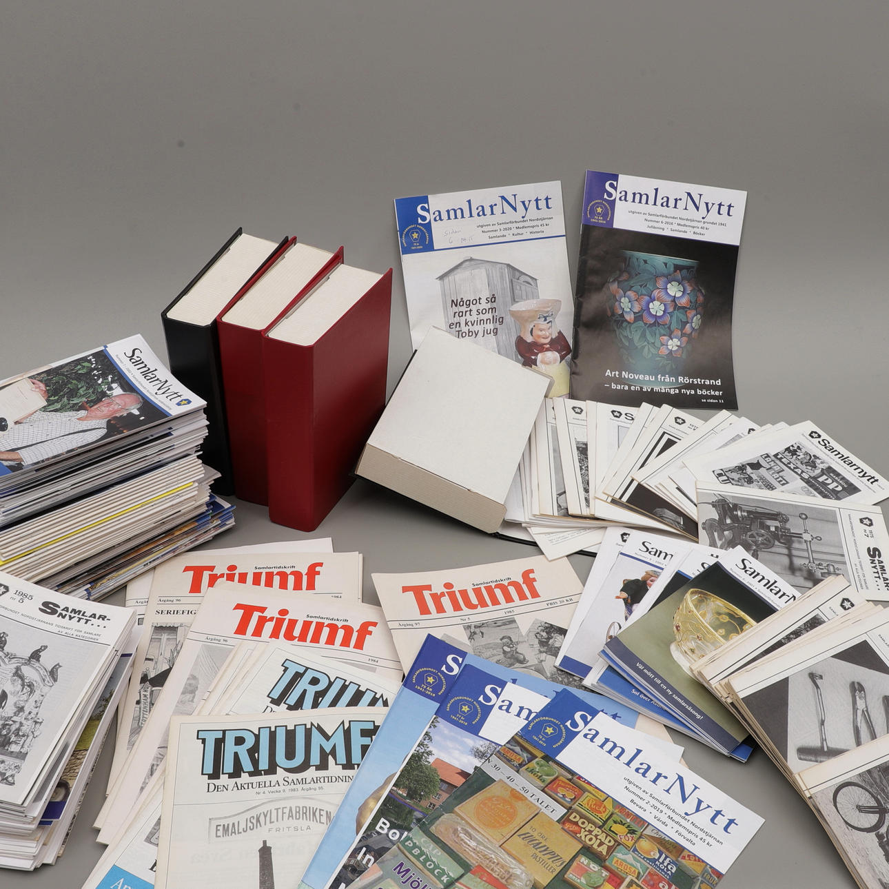 SAMLARTIDNINGAR, parti, Samlarnytt och Triumf, 1900/2000-tal.