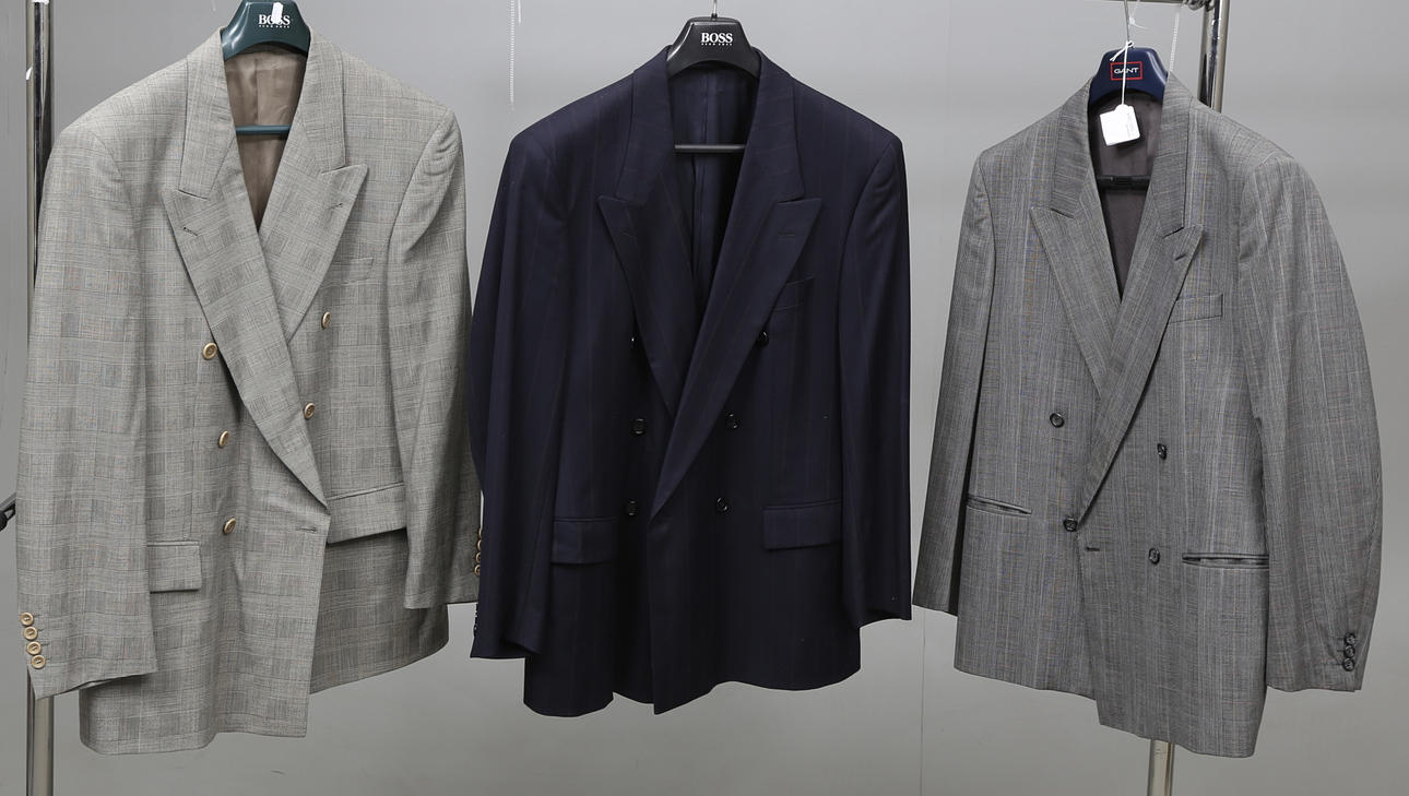 JACKETS, 3 pcs. Yves Saint Laurent and Hugo Boss.
