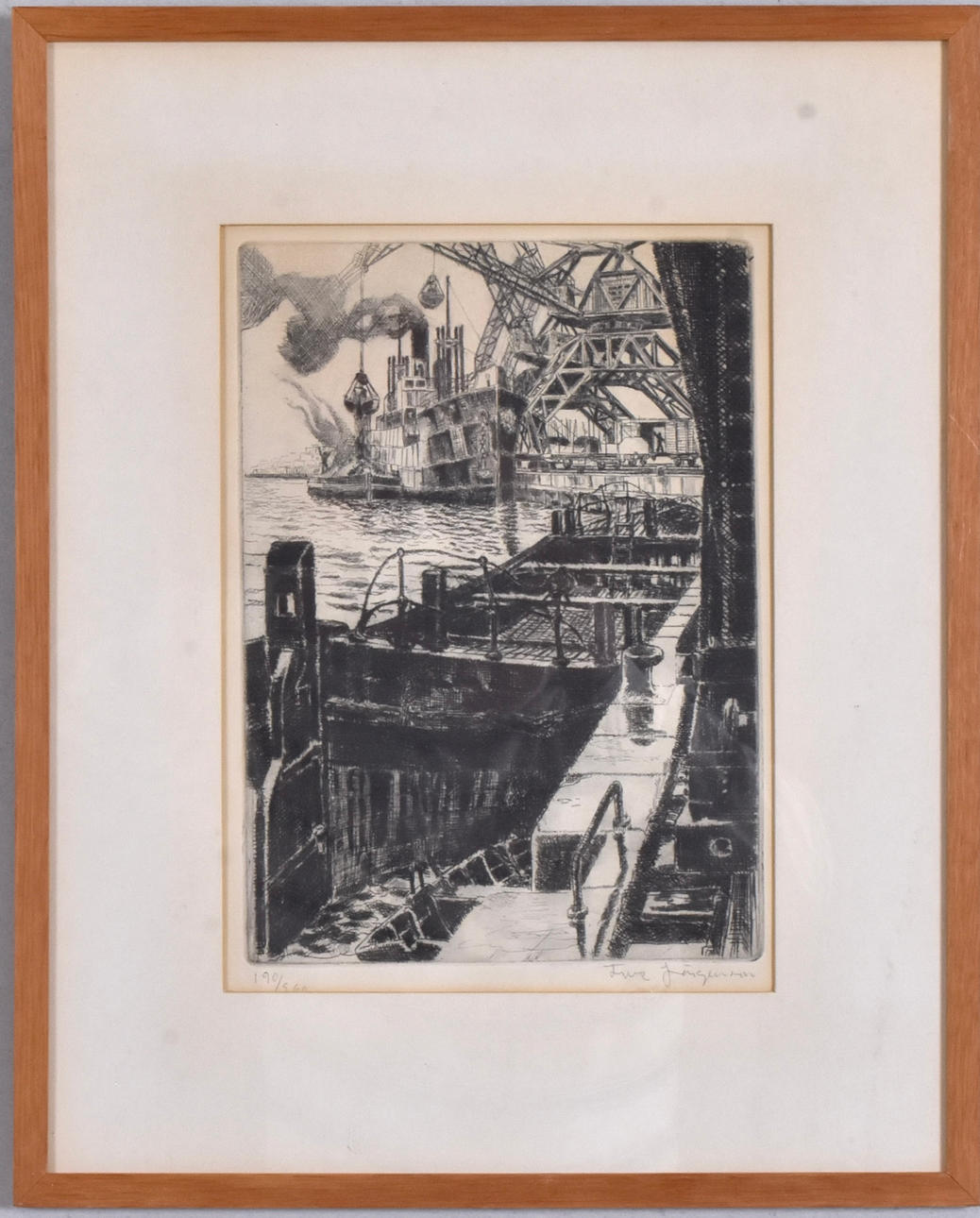 TURE JÖRGENSSON. Etsning.