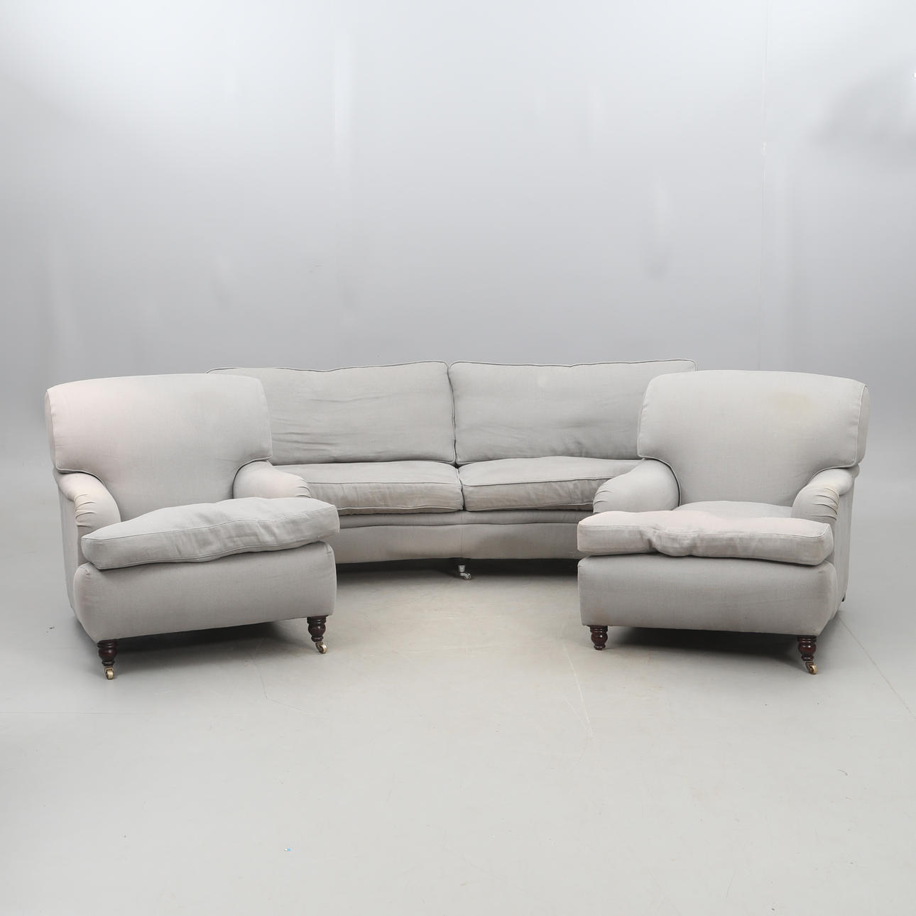 SOFA, Howard model, and two armchairs.