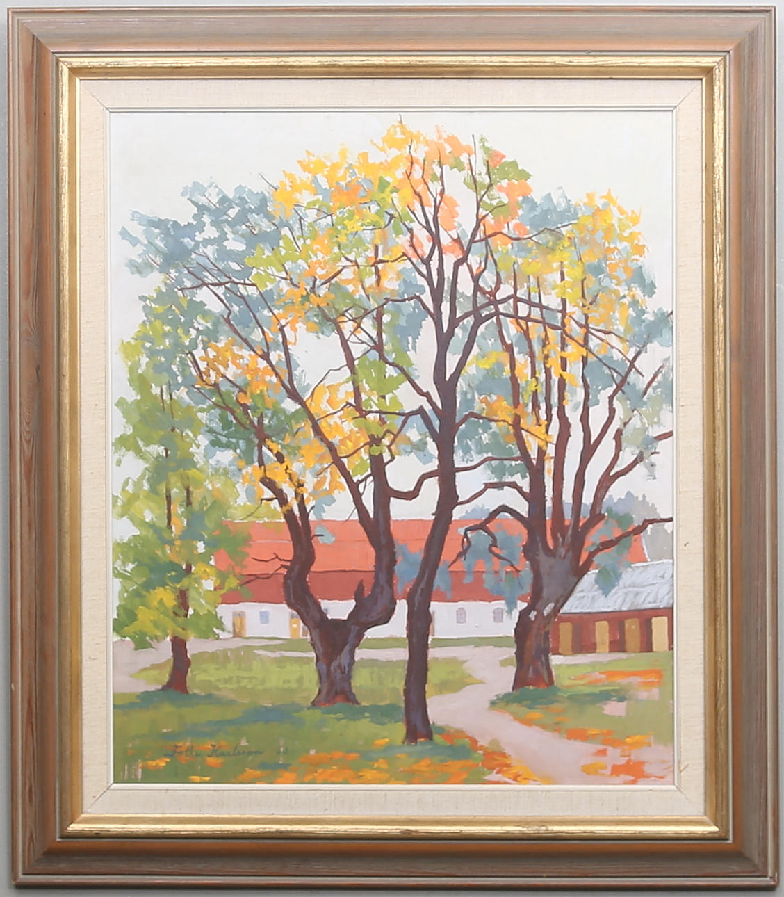 FOLKE KARLSSON. Oil on Board, signed and dated 60.
