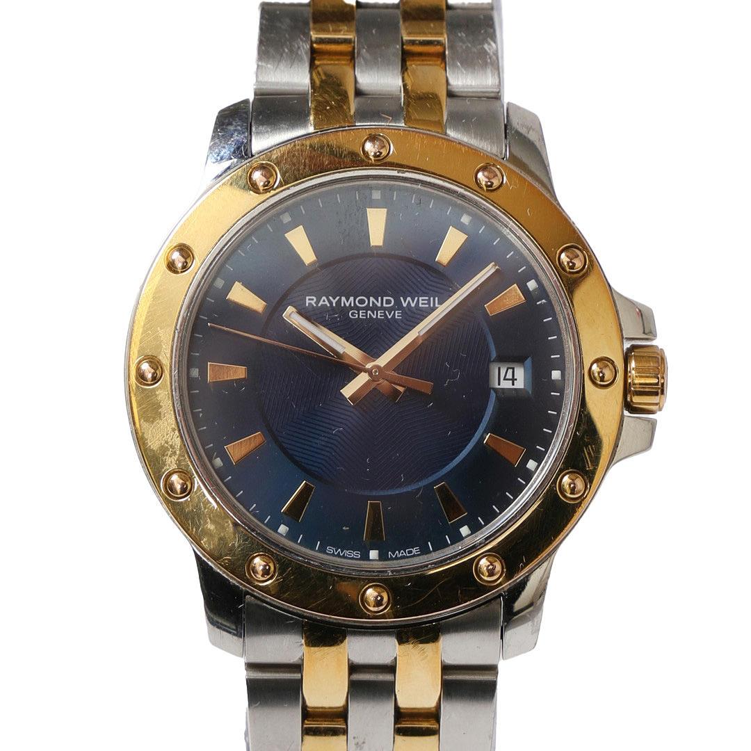 A RAYMOND WEIL GENTLEMANS WRISTWATCH.