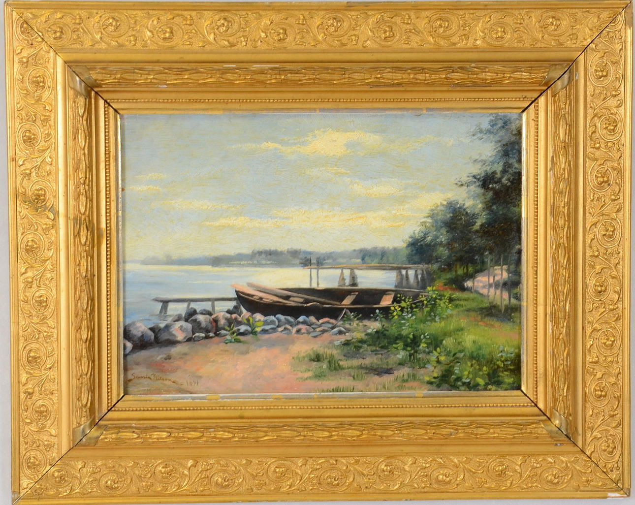 SEVERIN NILSON. OLJA PÅ PANNÅ.