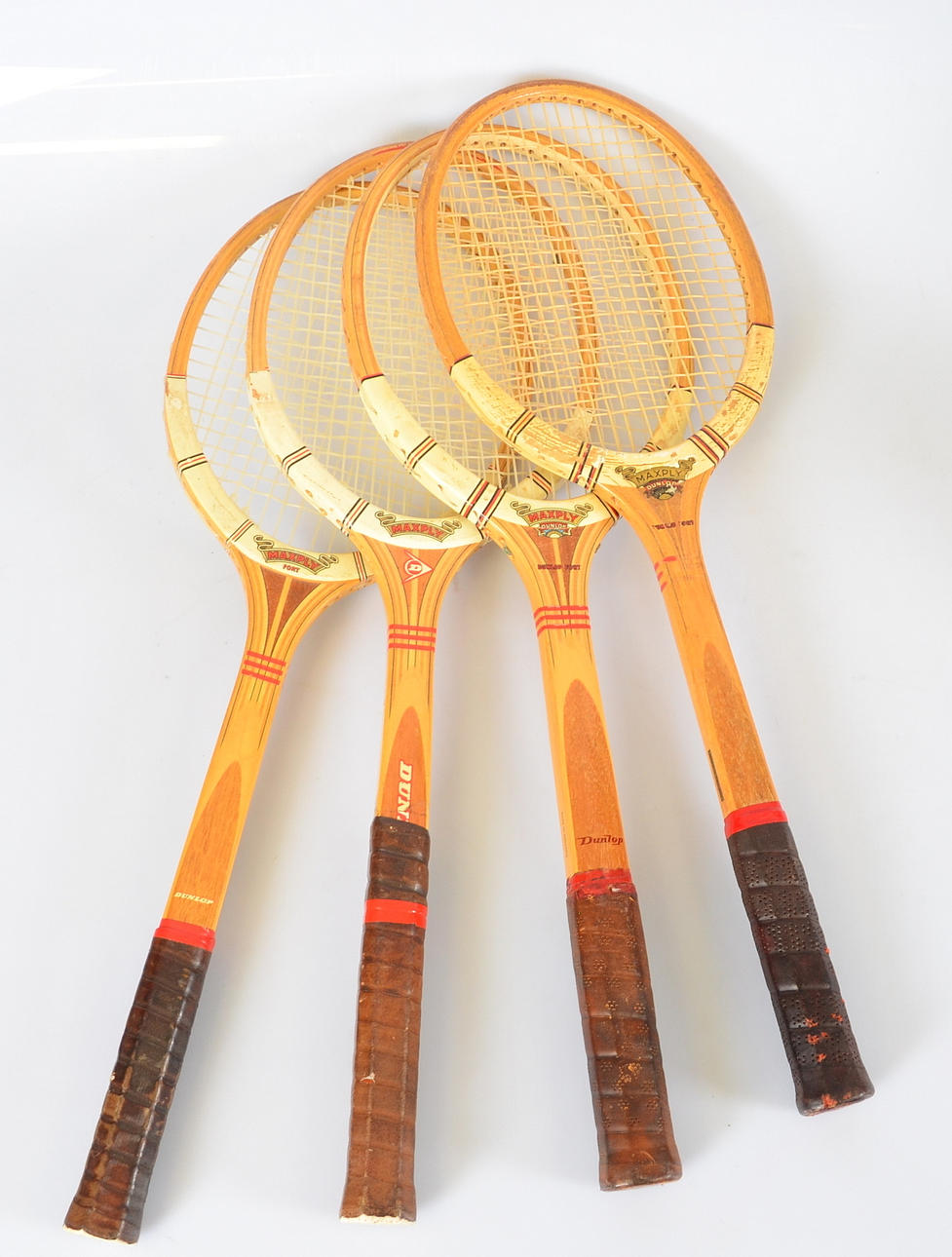 TENNISRACKET, 4-stycken, Dunlop maxplay, 1960/70-tal.