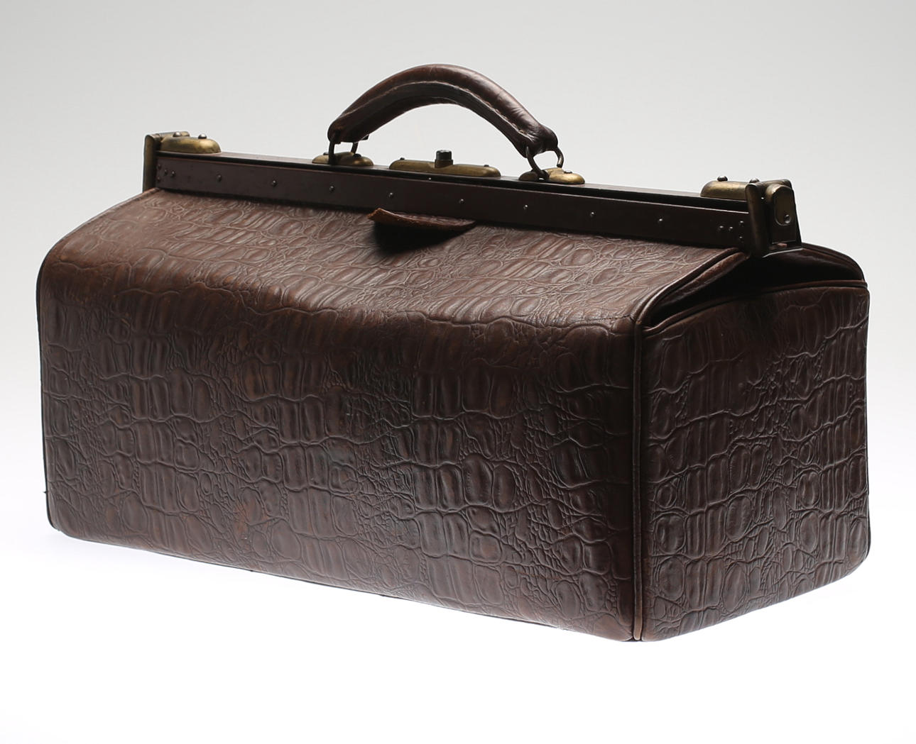 LÄKARVÄSKA, läder, 1900-talets början.