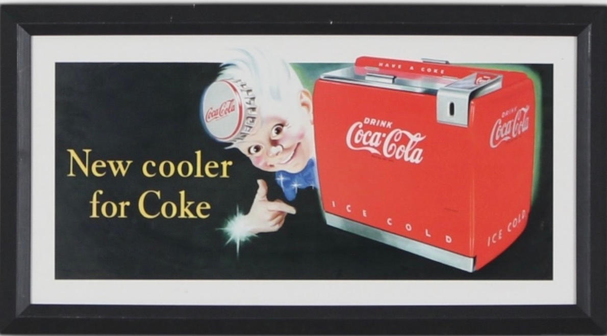 POSTER, offset, ”New cooles for Coke”, 19000-tal.