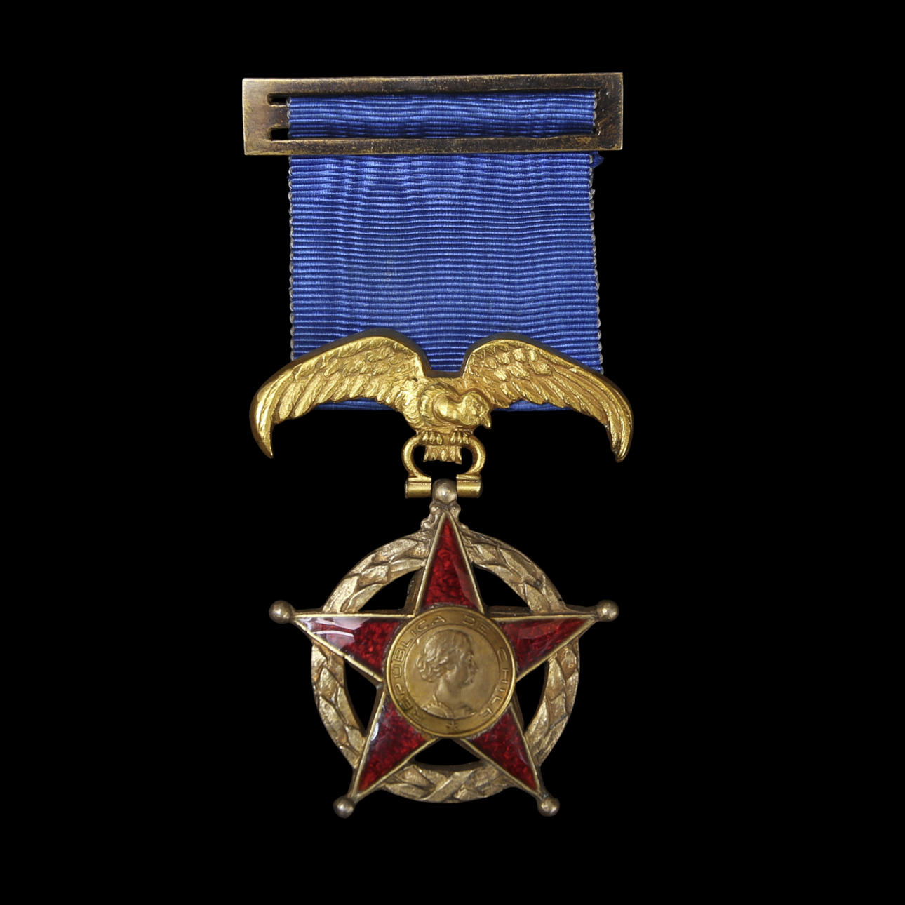 ORDER, Republic of Chile, Order of Merit, Knight, gilt silver. Coins ...
