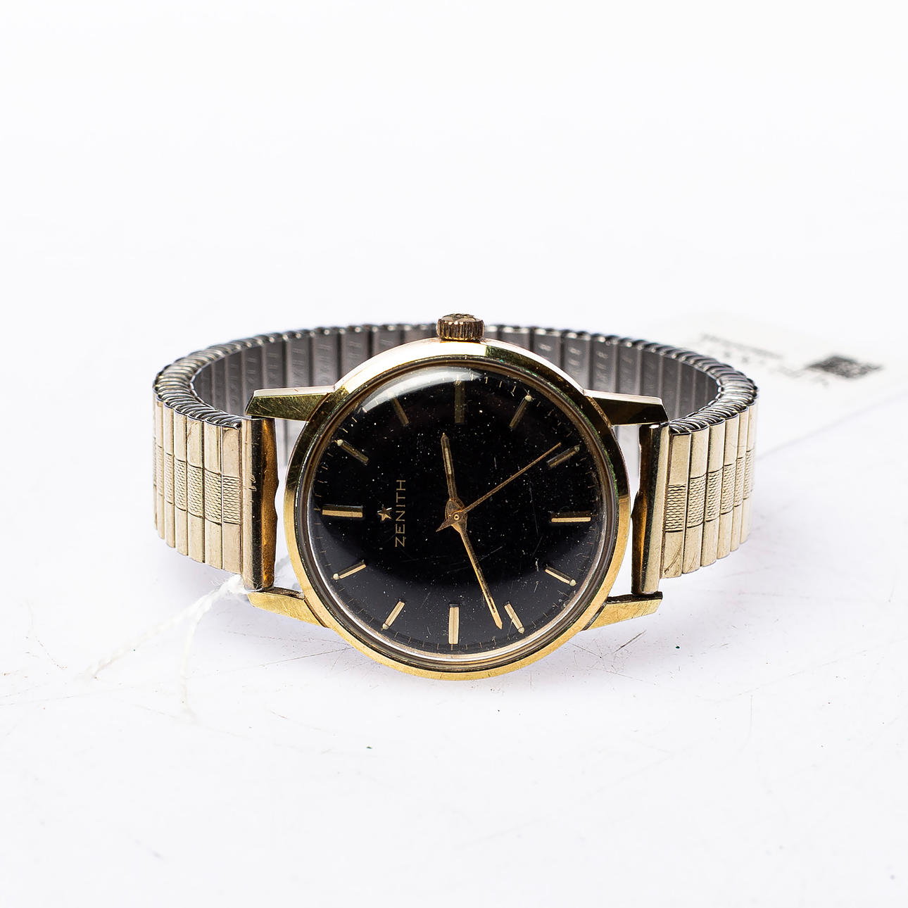 HERRARMBANDSUR, Zenith, svart urtavla, double.