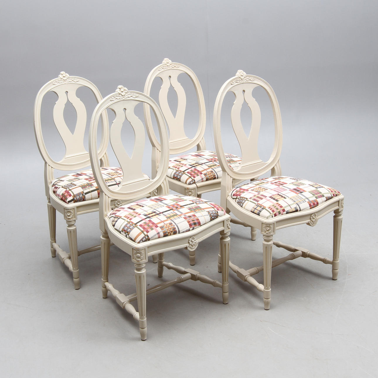 STOLAR, 4 st, gustaviansk stil, 19/2000-tal.