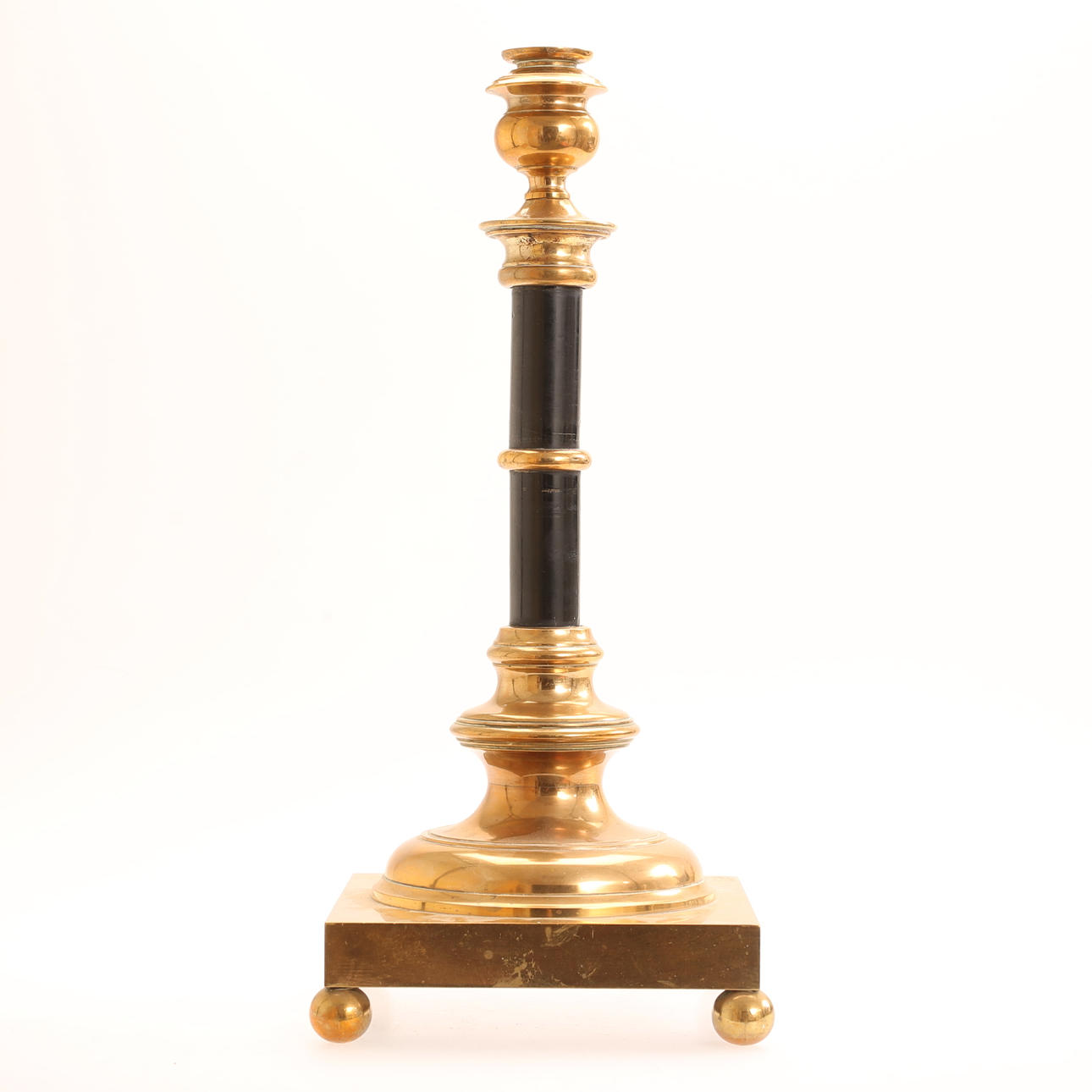 KERZENSTÄNDER, Messing, Skultuna Bruk no 40.