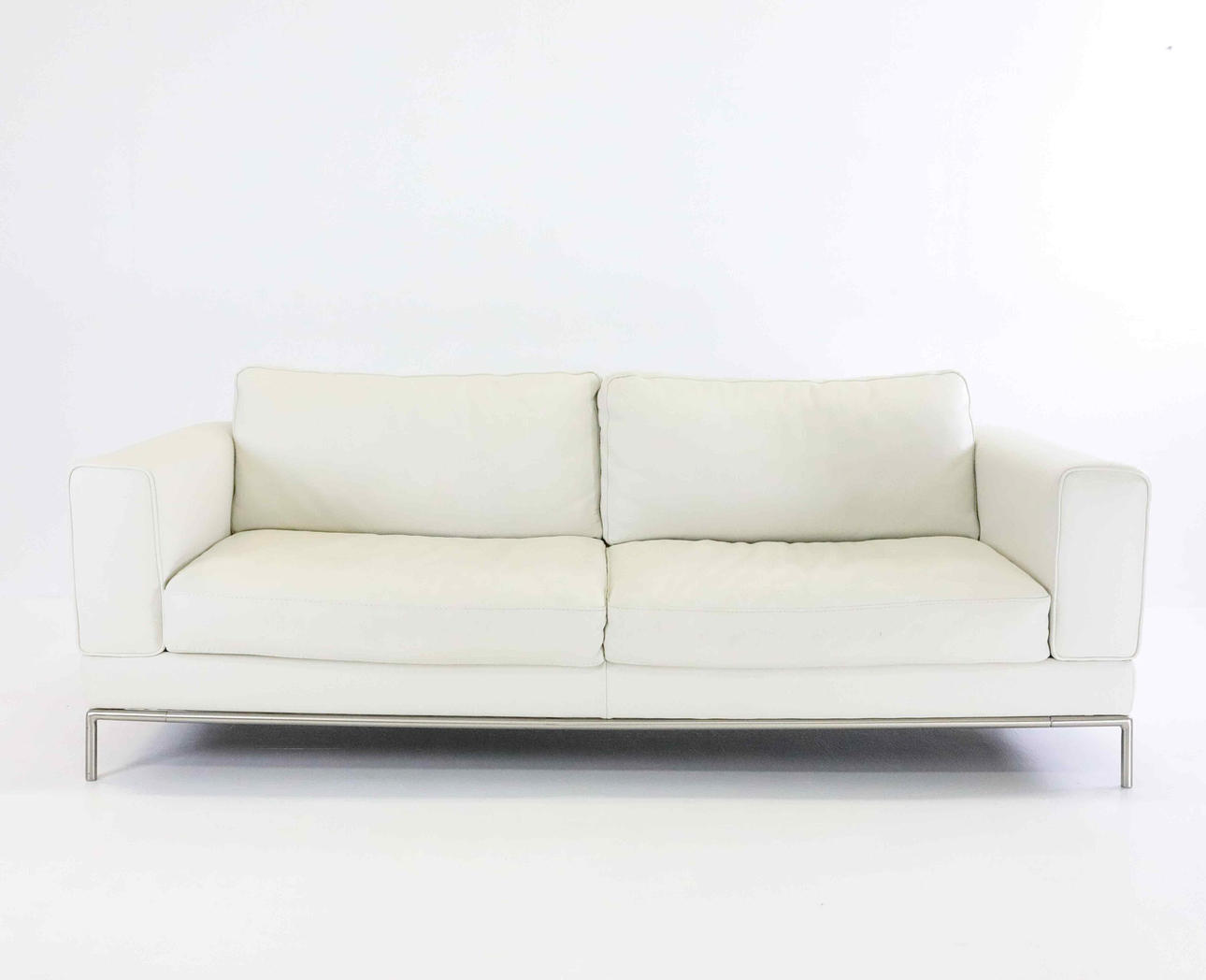 Ein 2-Sitzer-Sofa, Leder „Arild“, IKEA, 2000er Jahre.