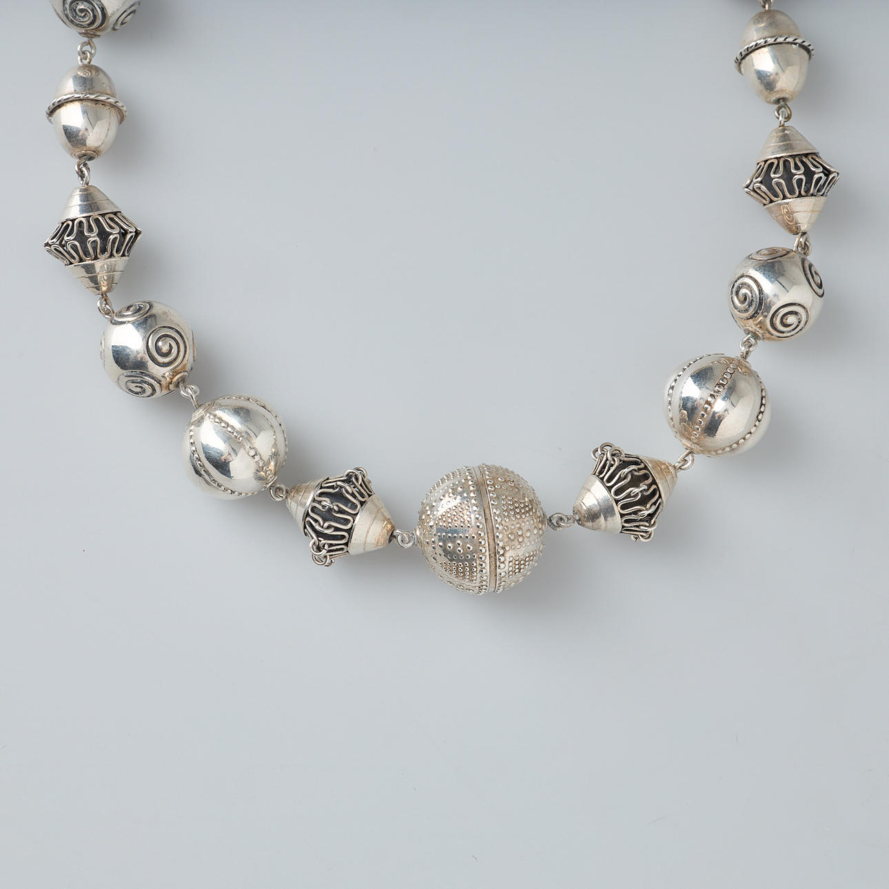 Halskette, Schatz von Halikko, Silber, Kalevala Koru 1981.