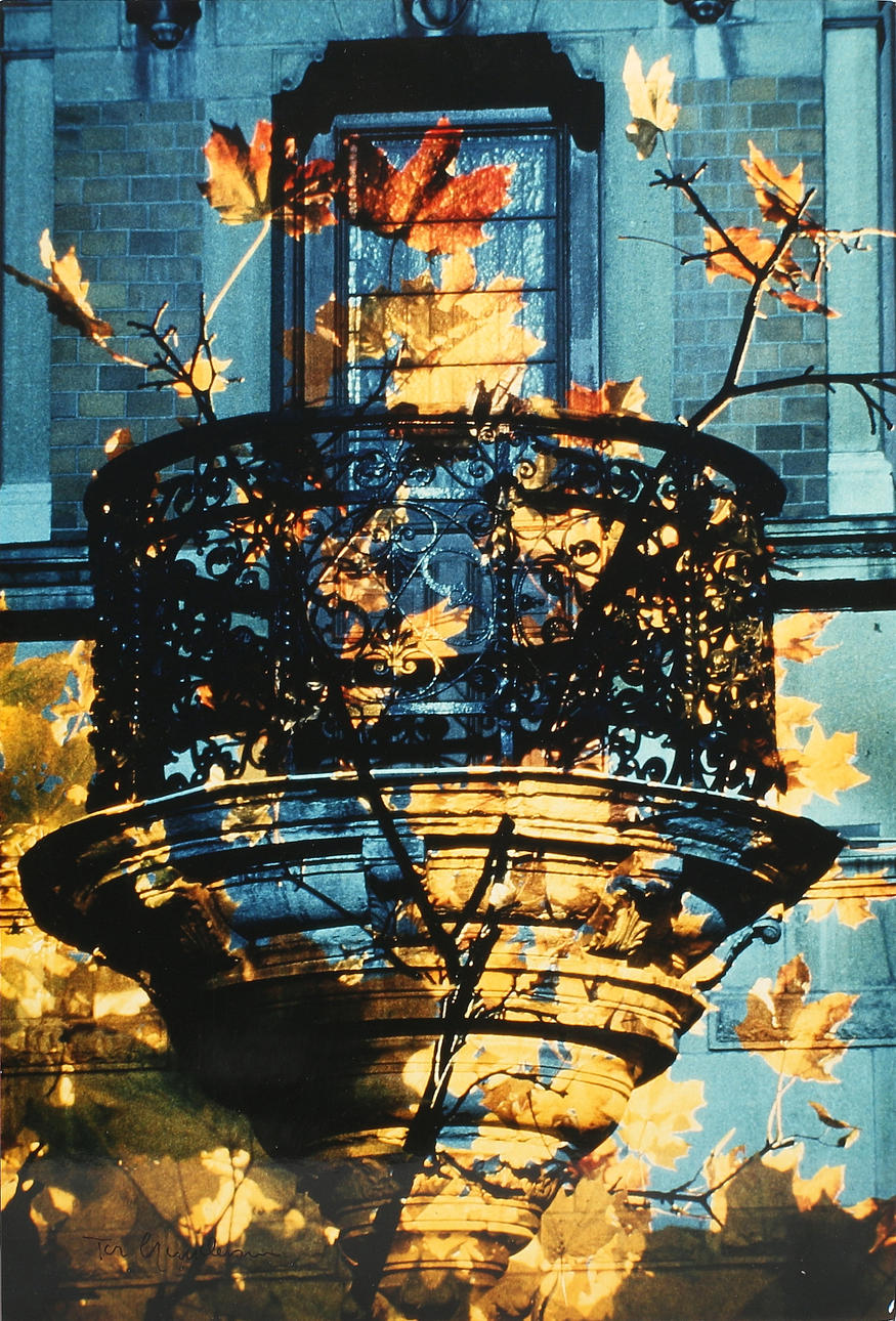 TOR GUNDERSEN. Fotomontage, signerad.