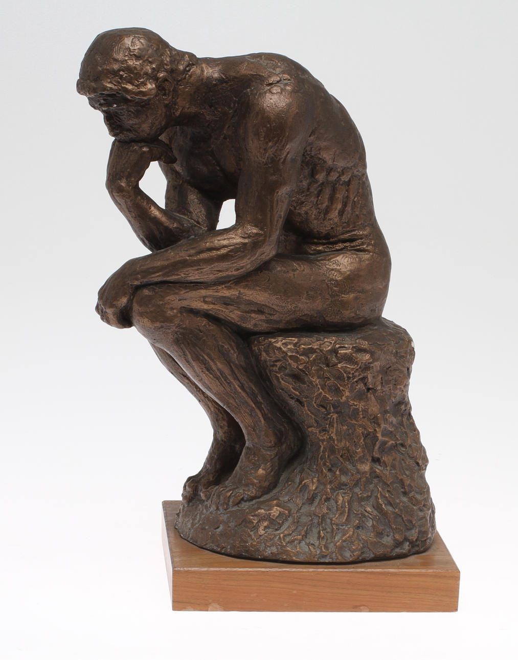 SKULPTUR, gips, "Tänkande man", Austin Sculpture.