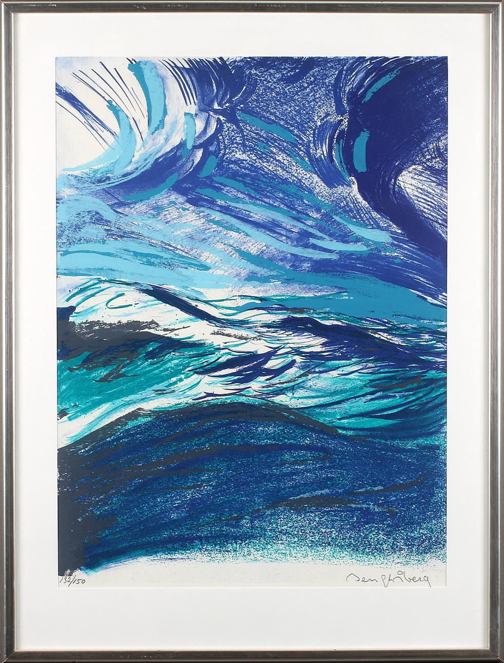 BENGT ÅBERG. Litografi, signerad och numrerad 132/150.
